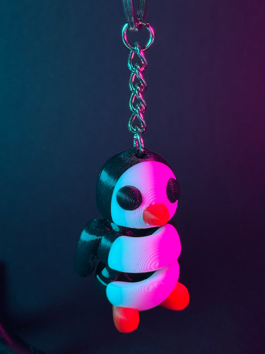 Porte-clés Pingouin articulé – Impression 3D