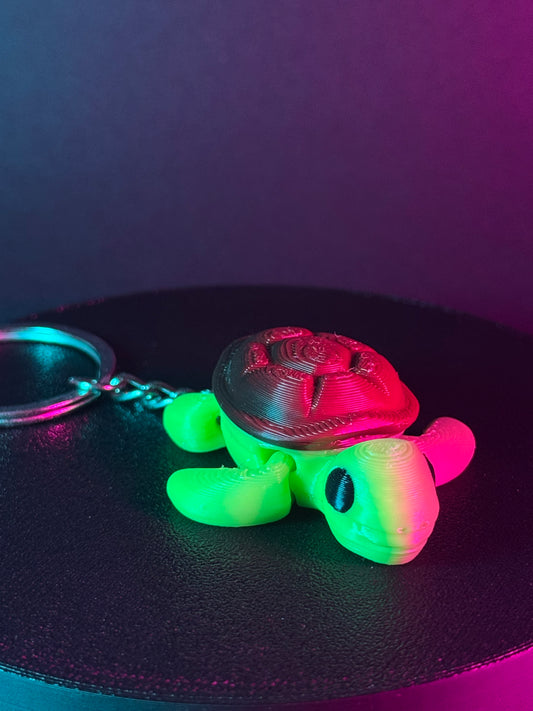 Porte-clés Tortue articulée – Impression 3D