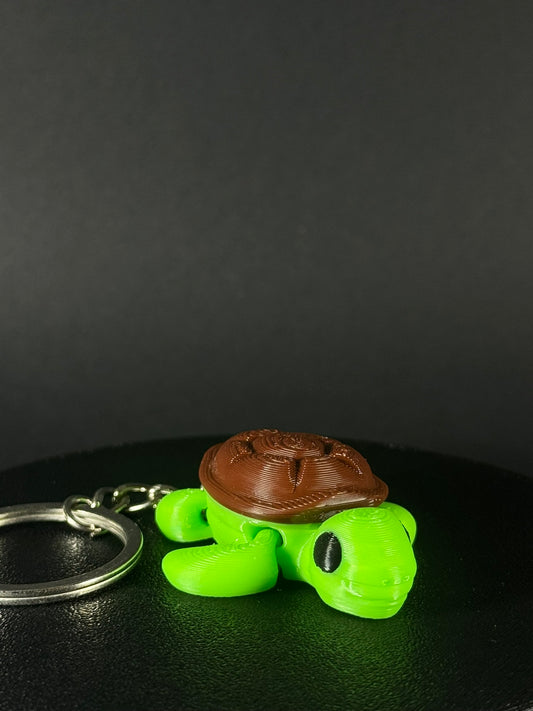 Porte-clés Tortue articulée – Impression 3D