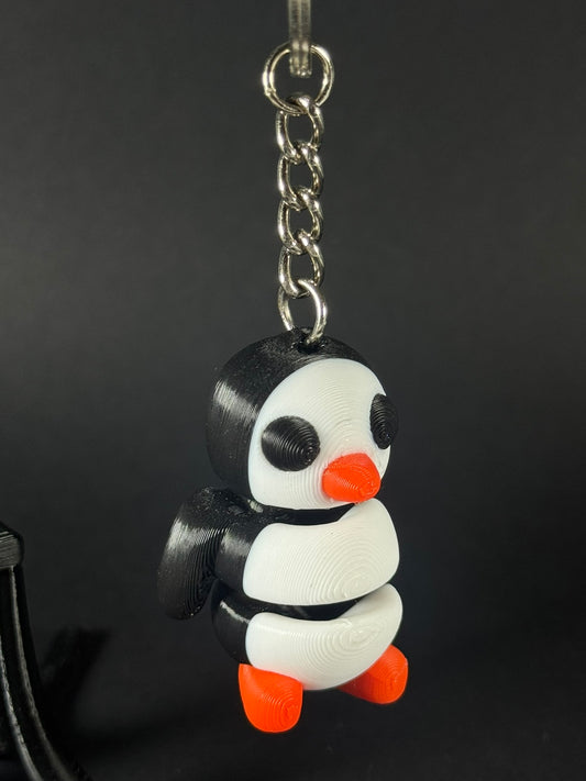 Porte-clés Pingouin articulé – Impression 3D