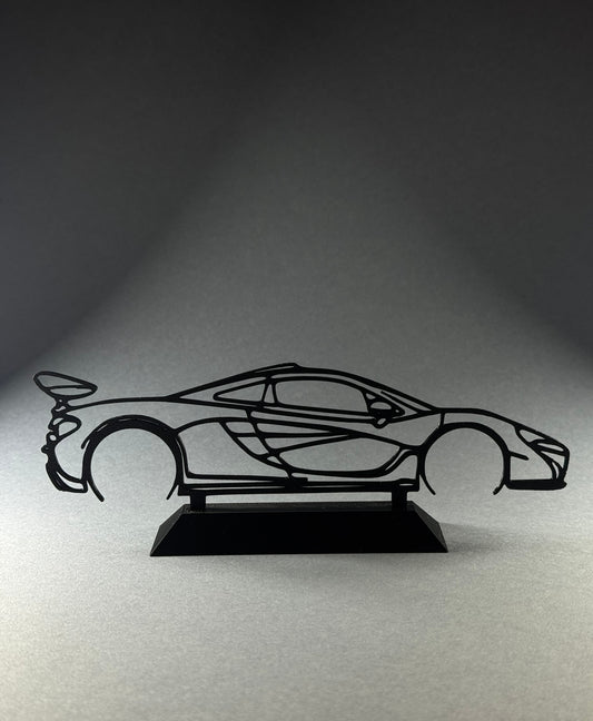 Silhouette en Line Art McLaren P1 – Impression 3D