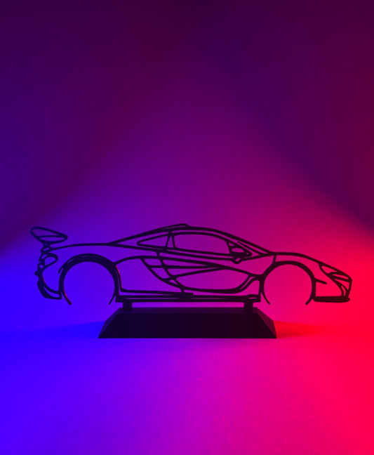 Silhouette en Line Art McLaren P1 – Impression 3D