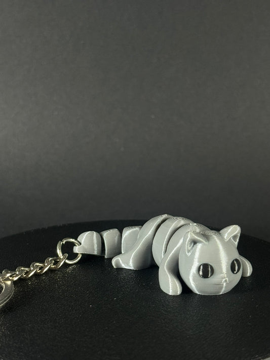Porte-clés Chat articulé – Impression 3D
